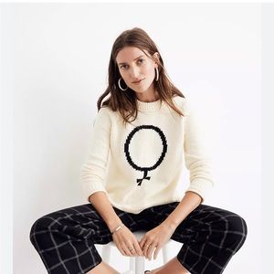 Madewell female symbol sweater. Like new only worn once!